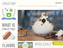 Tablet Screenshot of cloudtopyogurt.com